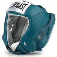 Шлем боксерский EVERLAST USA Boxing натуральная кожа 610406U Бирюзовый